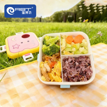Cute square shaped lunch box