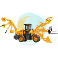 Good Price Backhoe Excavator Loader Hydraulic Control Backhoe Loader 4x4 Price