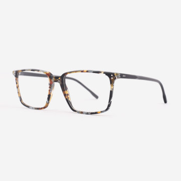 Super thin Square or Rectangle Acetate Men's Frames