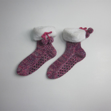 Cute Cotton Winter Non Slip Room Socks