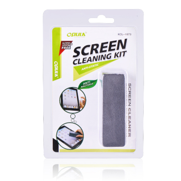 factory price opula 2 in1 screen repair cleaning spray cleaner kit with cleaner, brush and cloth with MSDS