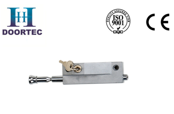 Manual bolt lock for automatic door