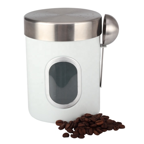 Stainless Steel Barista Bean Canister