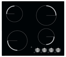 UK Zanussi Electric Hob Knobs 60cm
