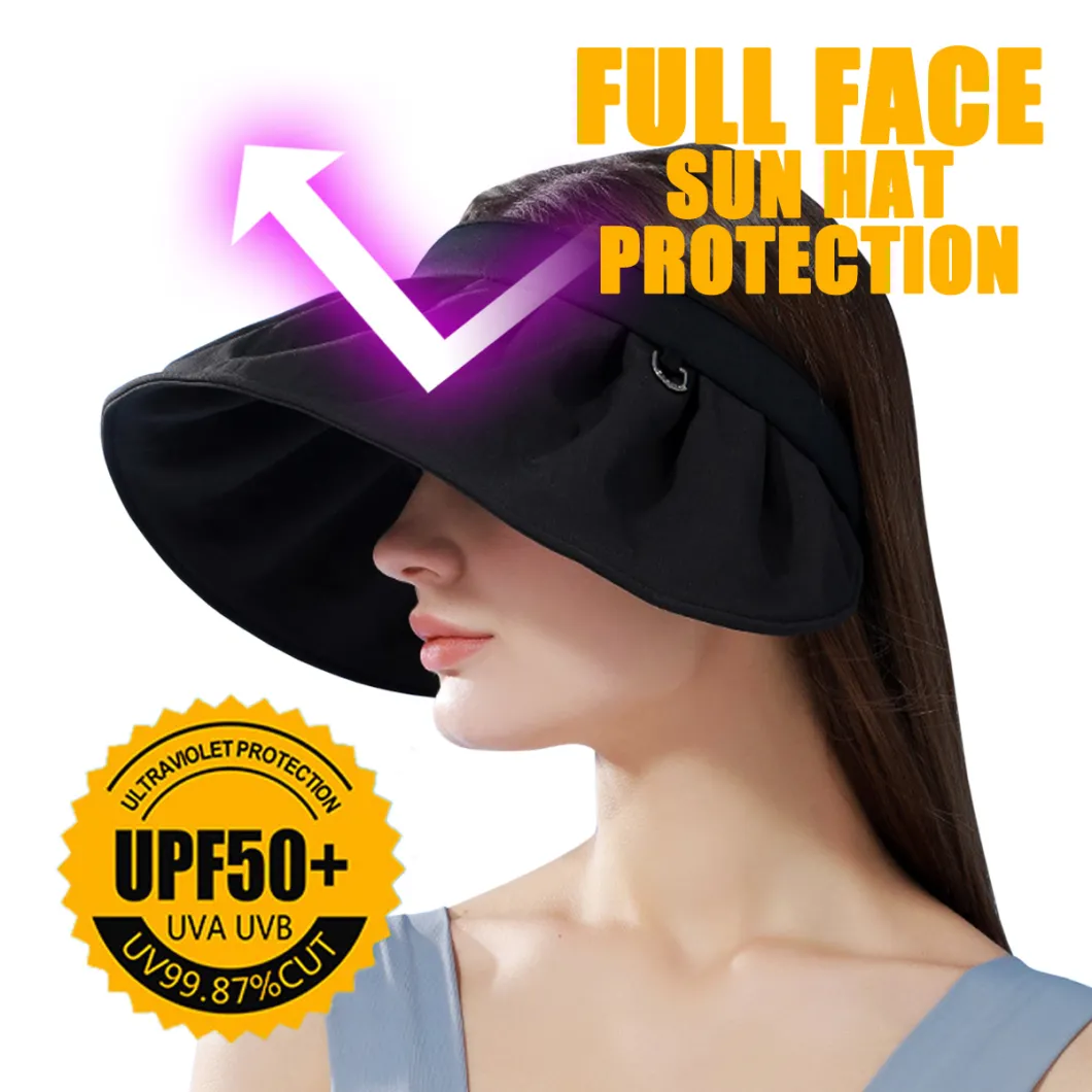 2 in 1 UV Protection Upf50 + Ladies Sun Hat