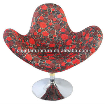 comfortable hand shape fabric or PU leather leisure chair