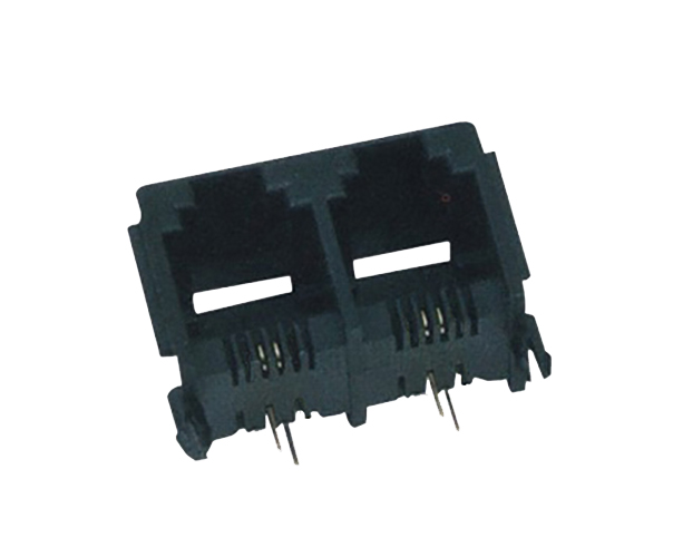 Side Entry Plastic 6P2C RJ11 Jack