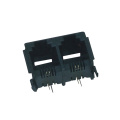 Side Entry Plastic 6P2C RJ11 Jack