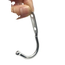 U-Shaped Iron Hooks for Curtain Hanging