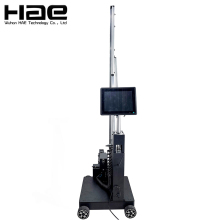 Easy carry CMYKW UV Ink wheel wall printer machine