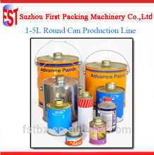 1-5L Metal Paint Round Tin Making Machinery