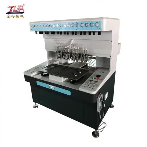 Jinyu 18 สีพลาสติกวาง PVC Patches Machine