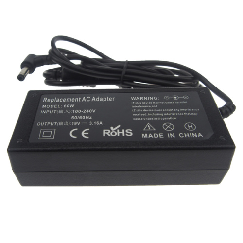 Chargeur adaptateur secteur pour ordinateur portable 19v 3.16a pour Acer