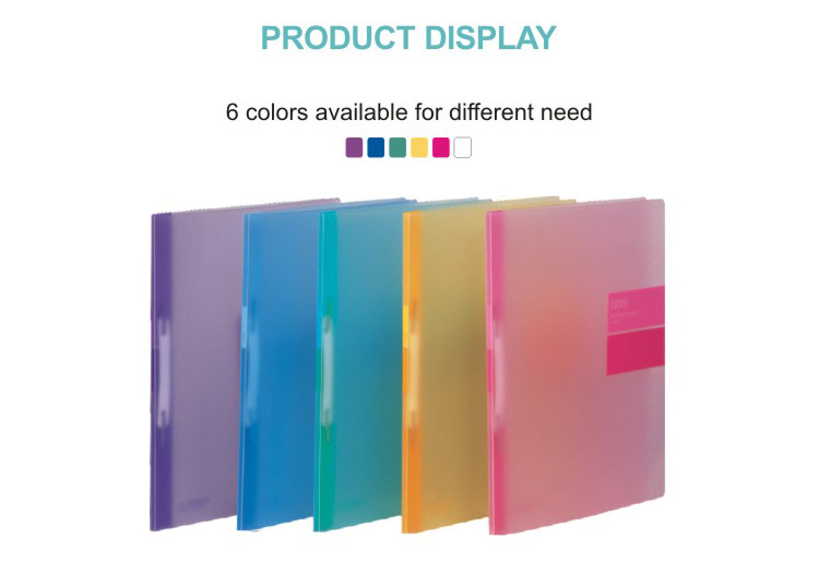 High Performance Color translucent pp Files Folders Manufacturers In China, Plastic A4 Report File