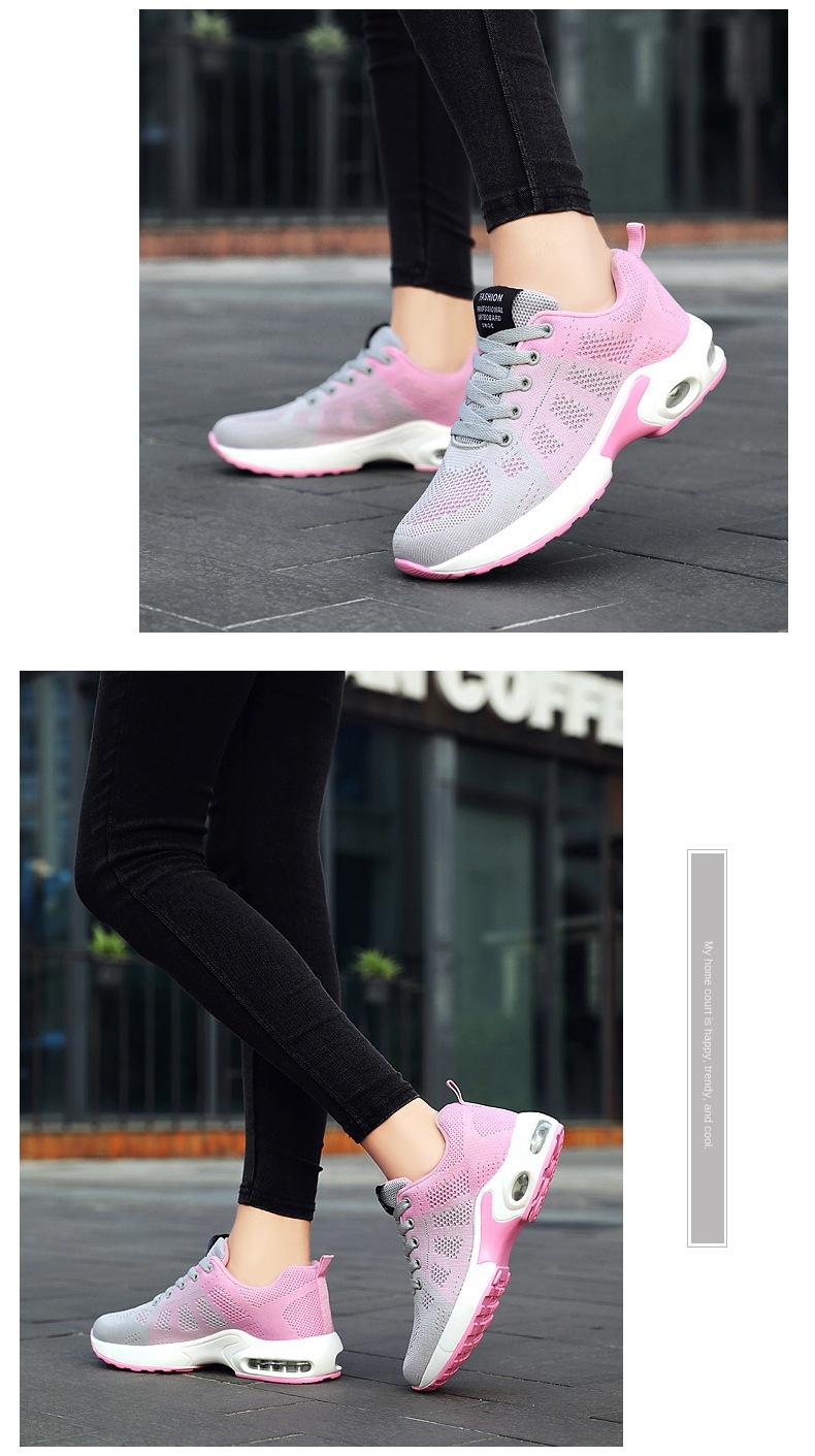 36-41 Breathable Casual Women's Sneakers Walking Sports Cushion Shoes for Women Anti-slip Sport Running Sneakers