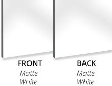 Aluminium Composite Panel 2mm Matte White