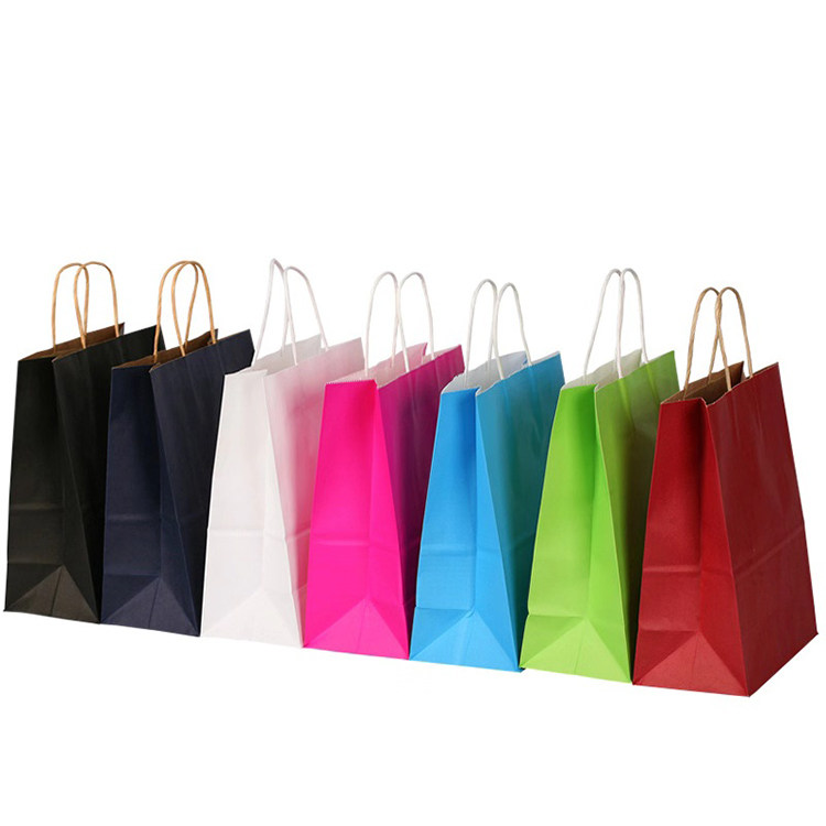 manufacture custom The Best China shopping paper bag wholesale kraft laundry