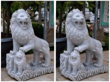 garden decoration stone carving vietnam marble sculptures for lion statue