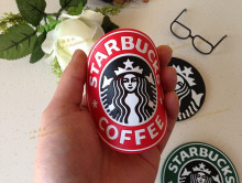 Promotional Starbucks PVC Coffee Coasters