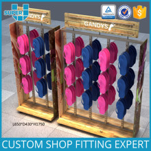 Customize Modern Fashion Flip Flops Display Rack For Slippers