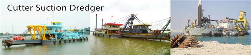 Cutter suction marine dredger