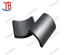 Y30BH Permanent Ferrite Arc Segment Magnet Fan Magnet