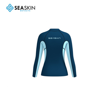 Seaskin Womens Flatlock 2mm Neoprene Surfing Wetsuit Top