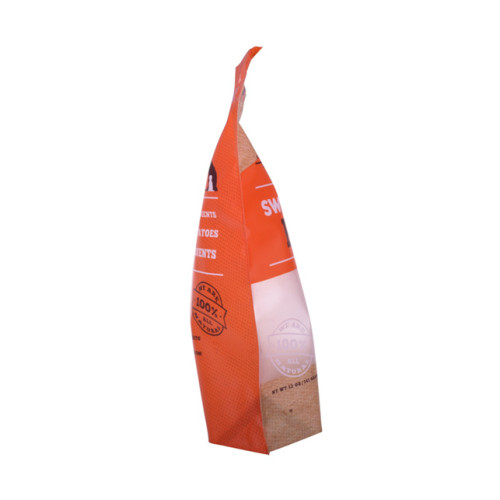 Clear plastic stand up pouch pet food bag