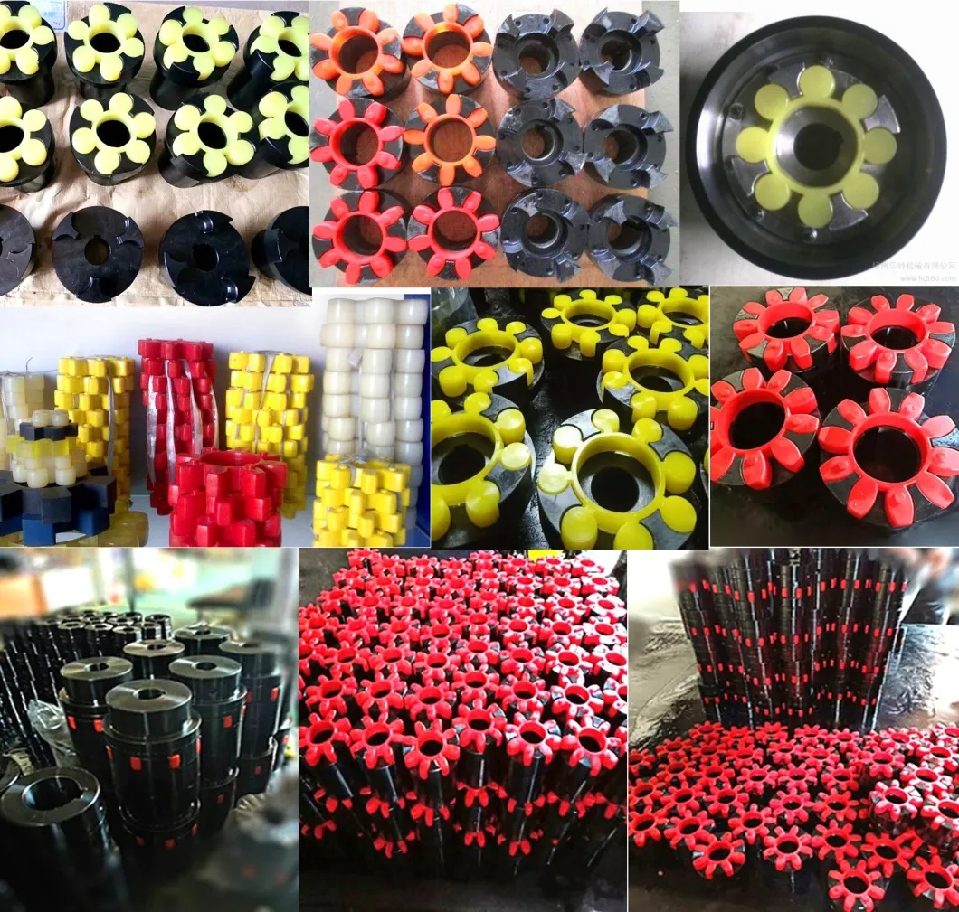 Shaft Parts Flexible Coupling Elements Rubber Star Coupling