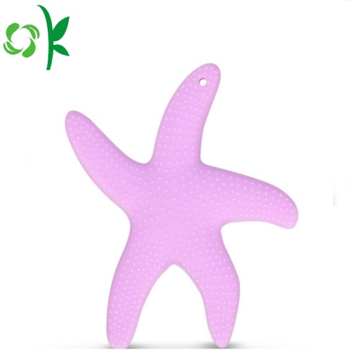 ใหม่ล่าสุด Starfish Shape Baby Chew ซิลิโคนยางกัดนิรภัย