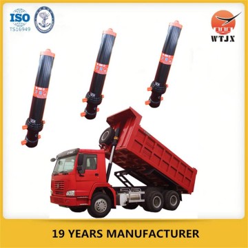 hydraulic telescoping cylinders for dumping truck