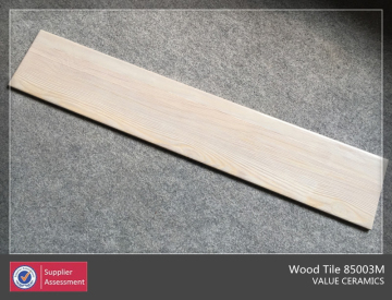 White outdoor wood texture floor tile