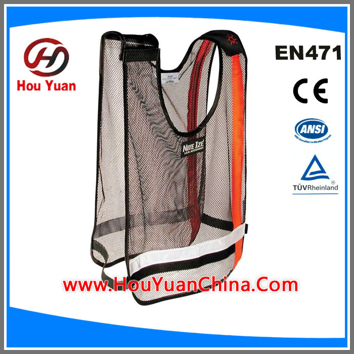 Reasonable price custom reflective safety vests for man or woman