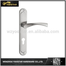 China Aluminum door handle with plate