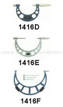 Micrometers with interchangeable anvils