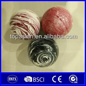 Colorful custom polyresin bocce petanque set