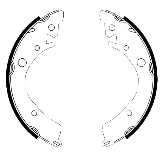 S576 Honda Accord Brake Shoe