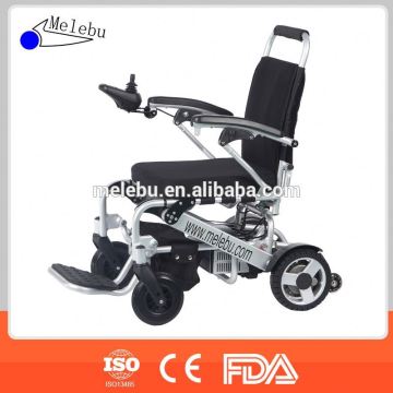 Folding battery operated wheelchair