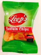 plastic potato chips bag