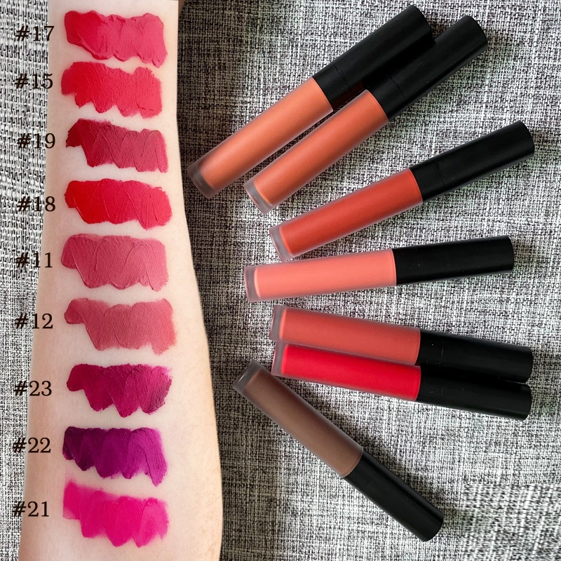 Cosmetic Hot Selling Moss Lip Gloss Privete Etichetta Clay impermeabile Vegan LipGloss Makeup Lipsticks liquids