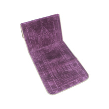 Muslim Worship Mat Thickened Flannel Prayer Mat With Backrest Manufacturers