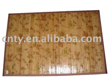 Custom printed bamboo carpet