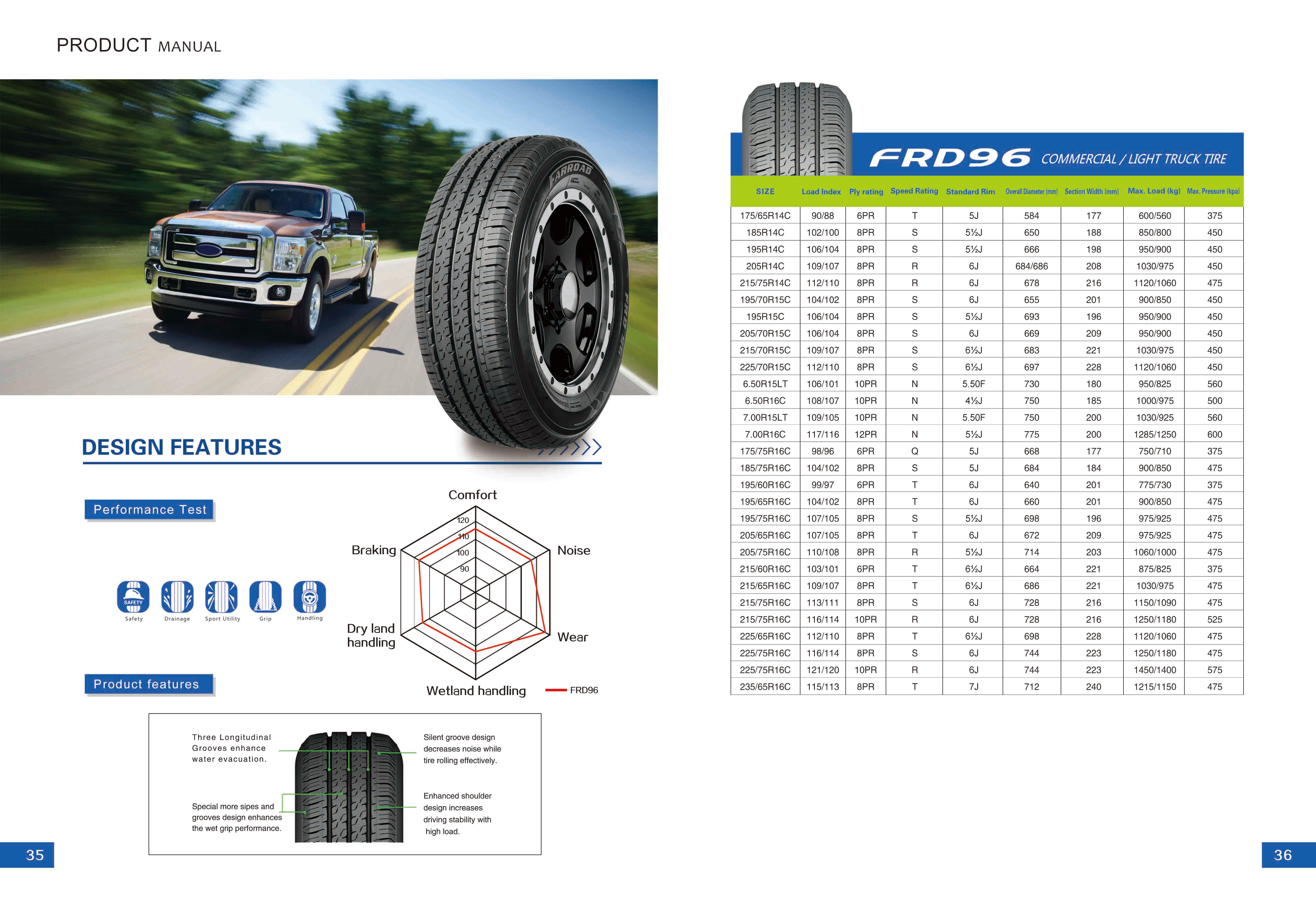 18-FRD96 LT TIRE 18-FRD96 LT TIRE