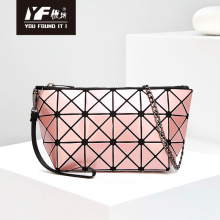 Laser messenger bags geometric chain bag travel casual shoulder crossbody bag for ladies handbags