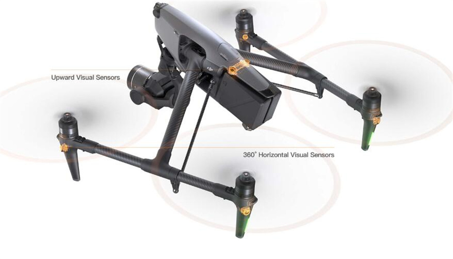 Cinema level Full-frame 8K DJI Inspire 3 drone with Night-Vision FPV Camera