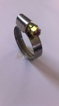 Worm Drive German Hose Clamp, Non-perforated Band, DIN3017