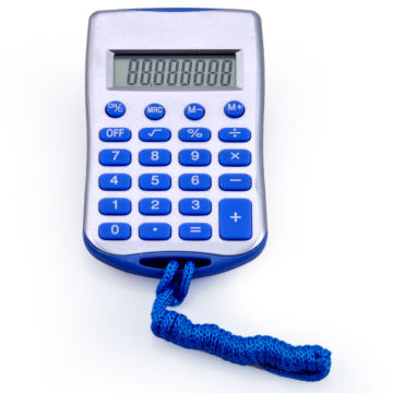 8 Digit Calculator for Student with 23 Rubber Keys