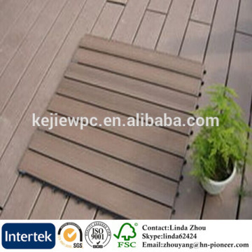 cheap composite decking waterproof interlocking WPC decking tiles swimming pool WPC decking boards