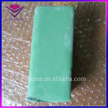 New Arrival Rough Luminous Synthetic Green Luminous Gemstone Material