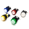 33 mm pequeño botón redondo con luz LED